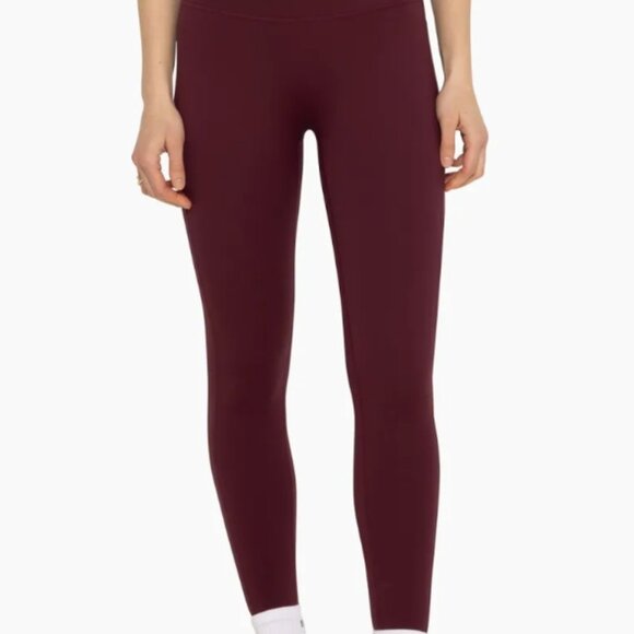 SET Active Burgundy Leggings - Picture 1 of 2